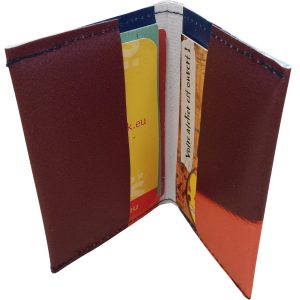 porte-carte en bâche publicitaire